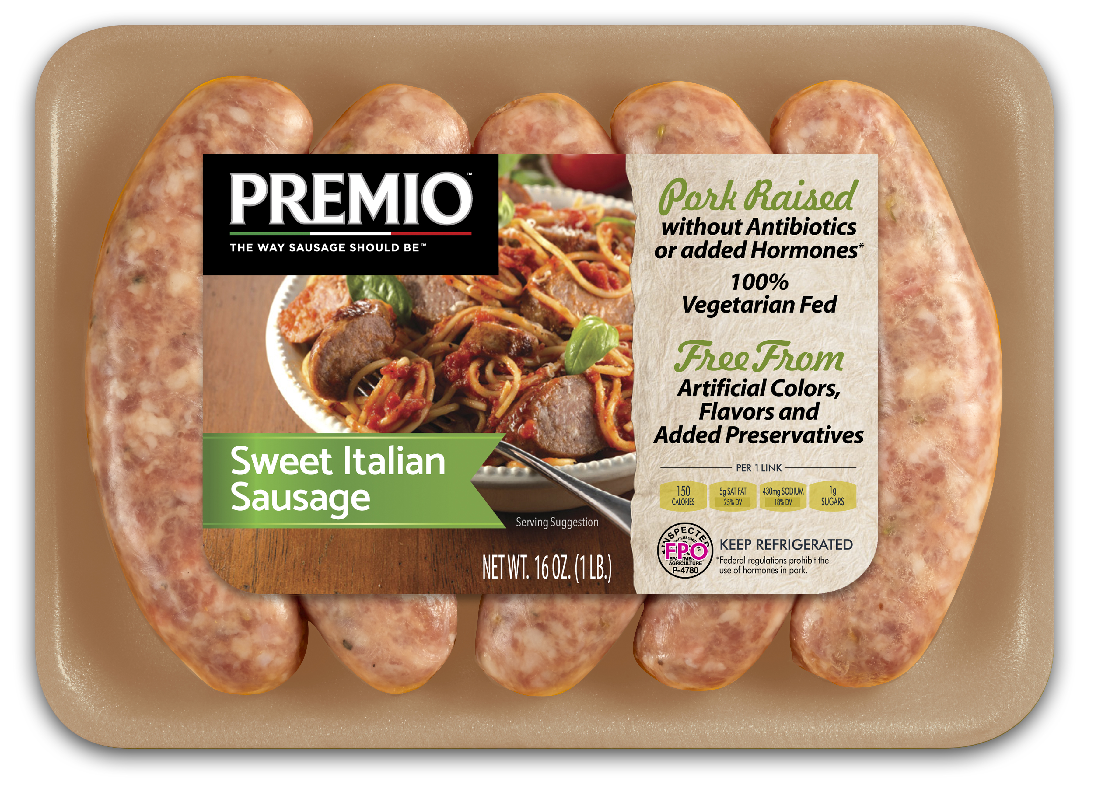 sweet italian antibiotic free sausage - premio free printable coupons