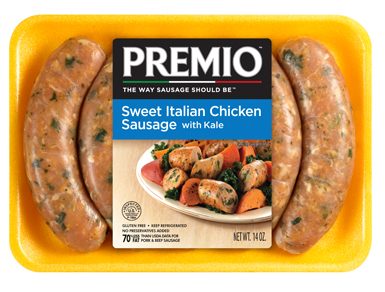 Premio Sweet Italian Chicken Sausage with Kale