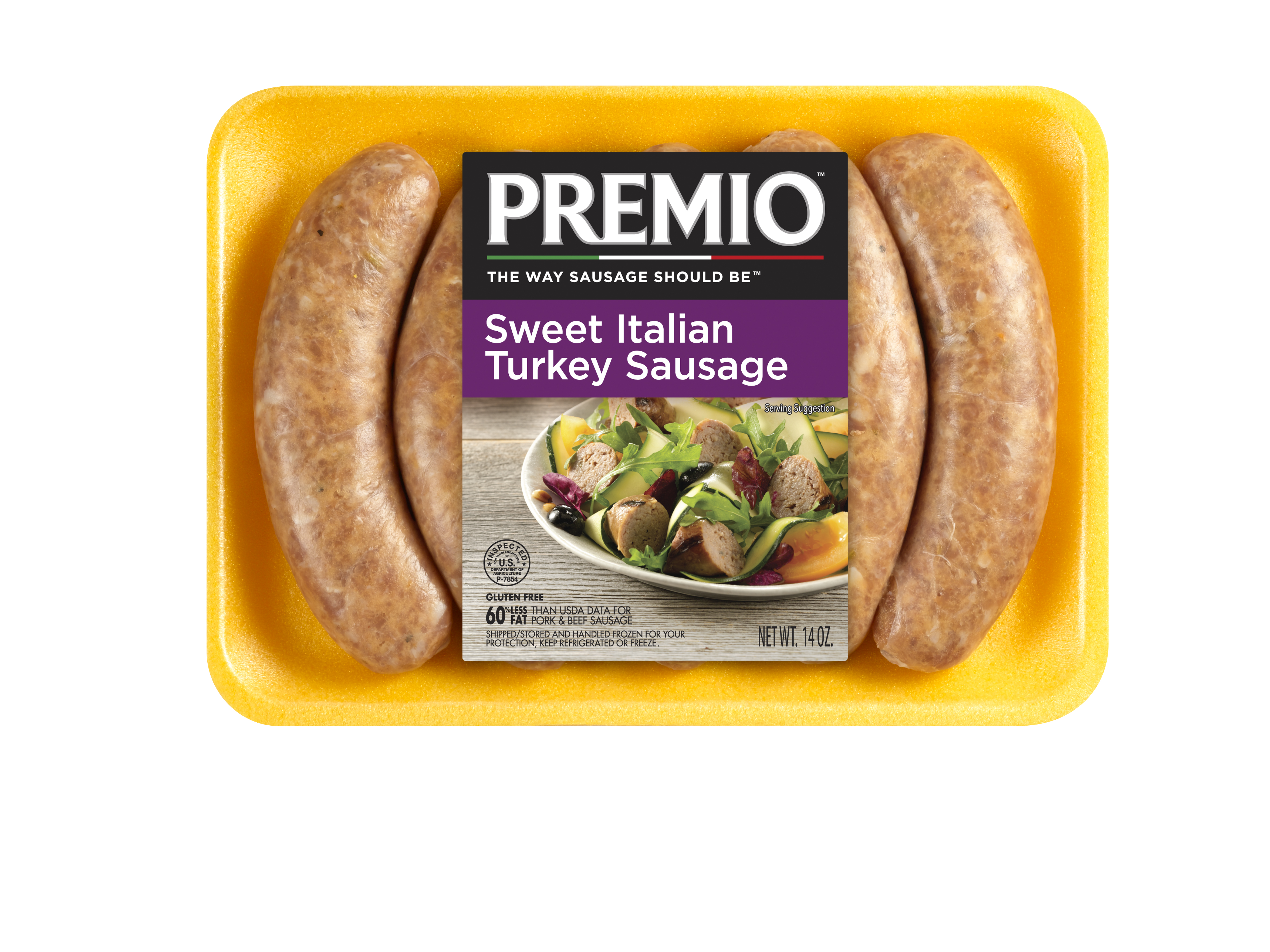 Sweet Italian Turkey Sausage - Premio Foods
