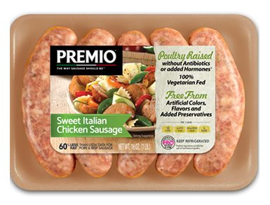 Premio Antibiotic Free Sweet Italian Chicken Sausage