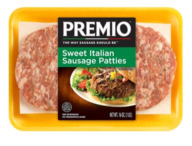 Premio Sweet Italian Sausage Patties