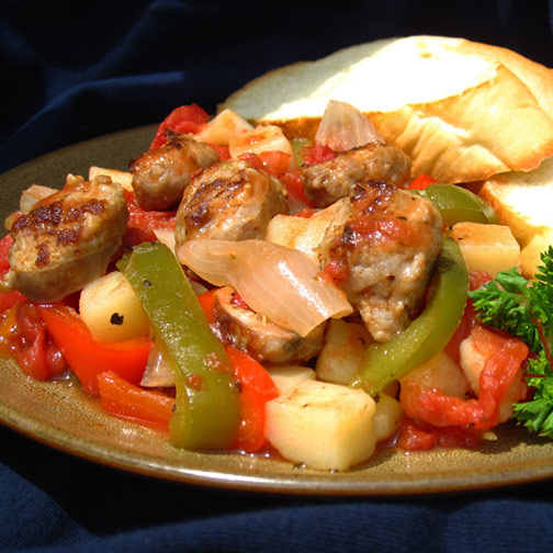 Sausage, Peppers and Potato Dinner