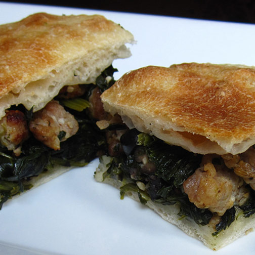 Spinach Sausage Pie