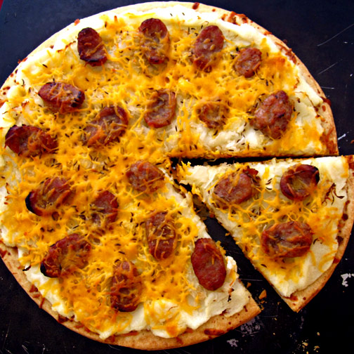 German Octoberfest Pizza