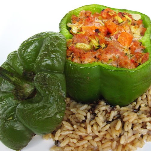 Premio Sweet Italian Sausage Stuffed Peppers