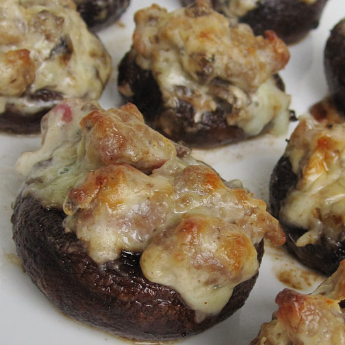 Sausage Stuffed Mushrooms