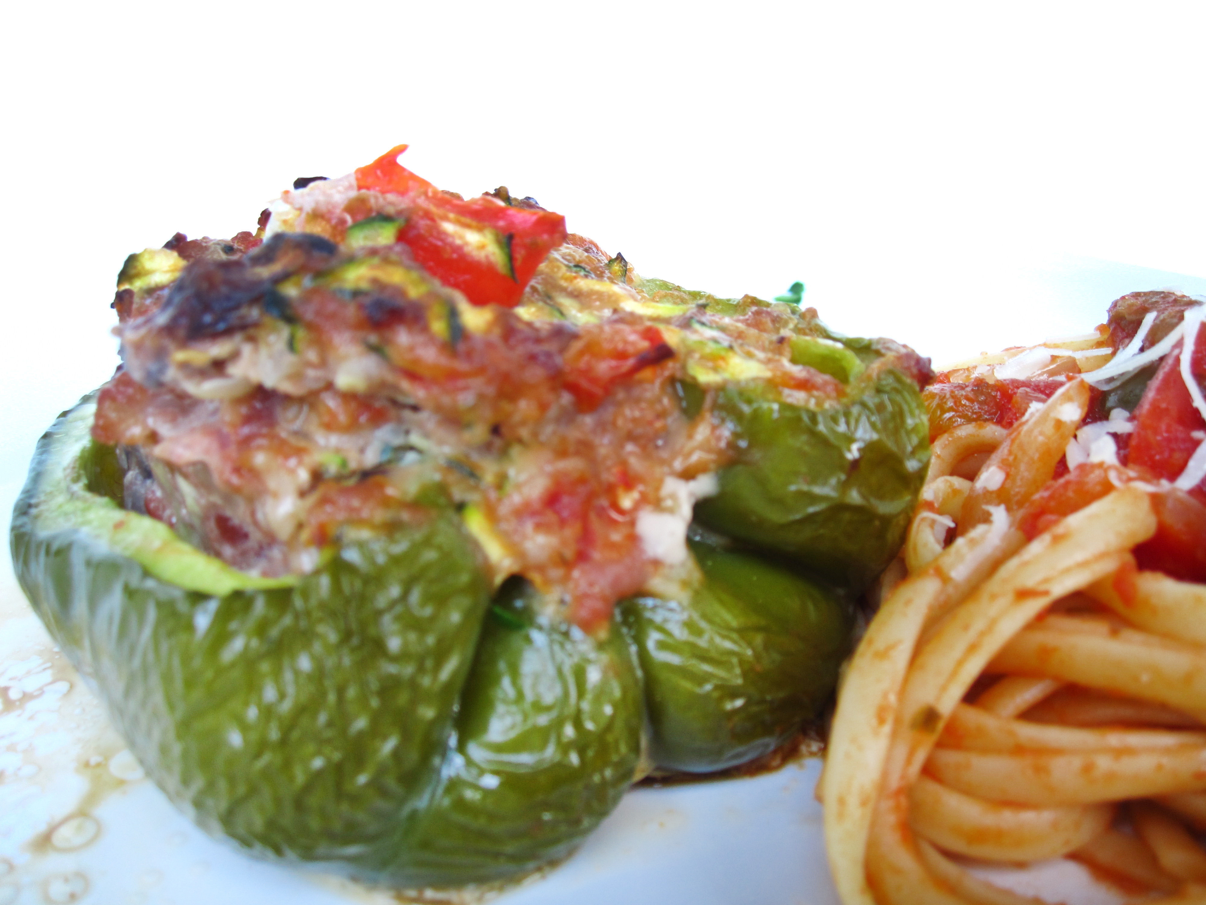 Sausage-Vegetable Stuffed Peppers