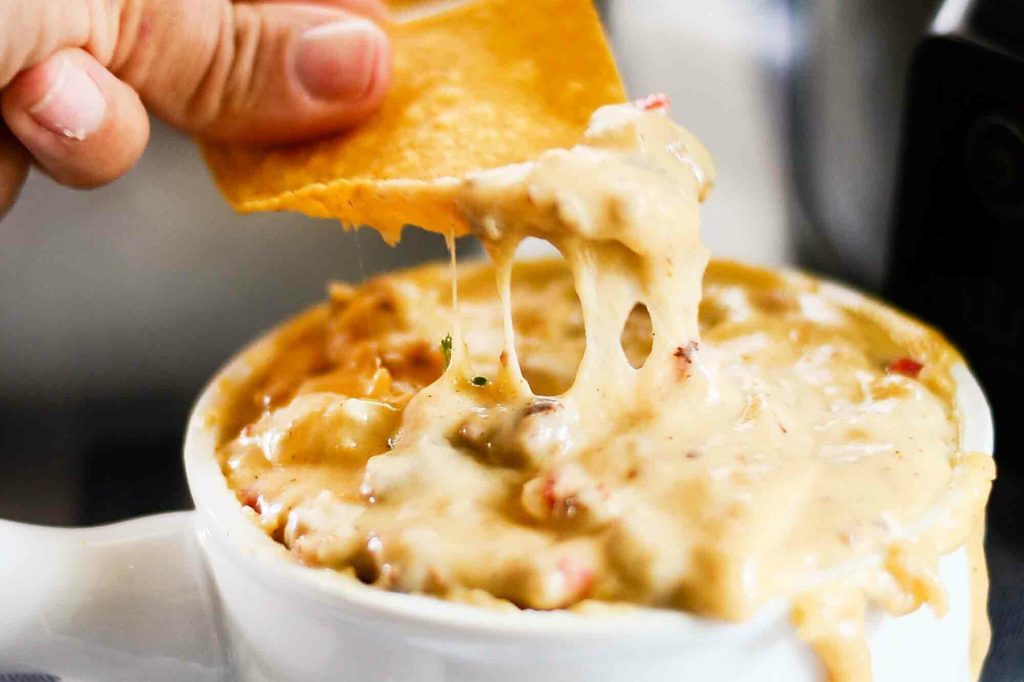 Fully-Loaded Brat and Beer Cheese Dip