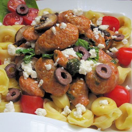 Mediterranean tortellini