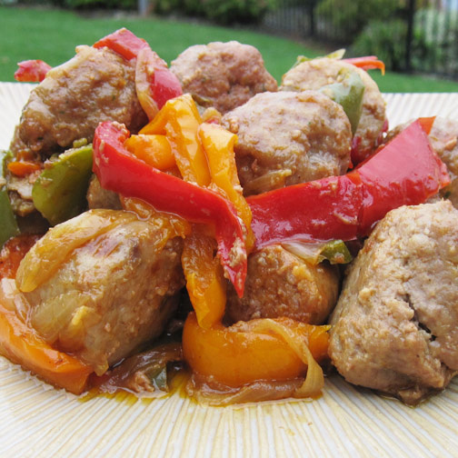 sausage and meatballs