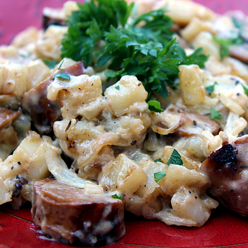 Sausage and Potato Side Dish