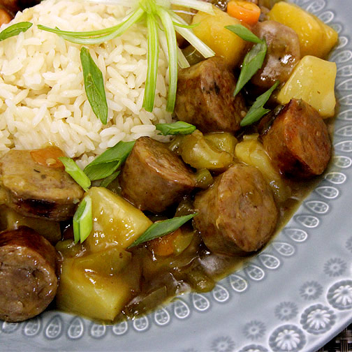 sausage stir-fry