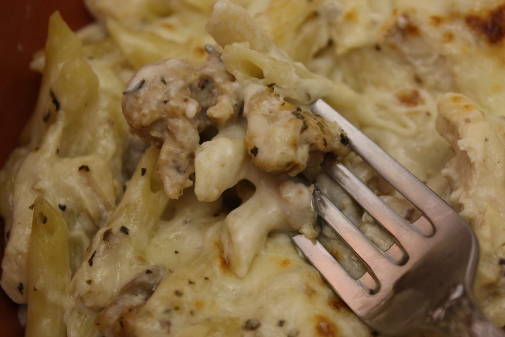 chicken and sausage pasta