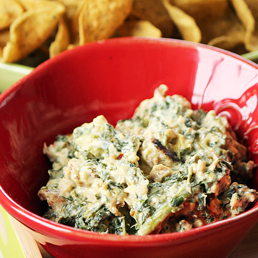 Portuguese clam dip with chorizo and kale