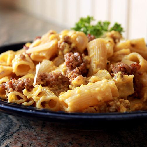 Rigatoni with Premio sausage