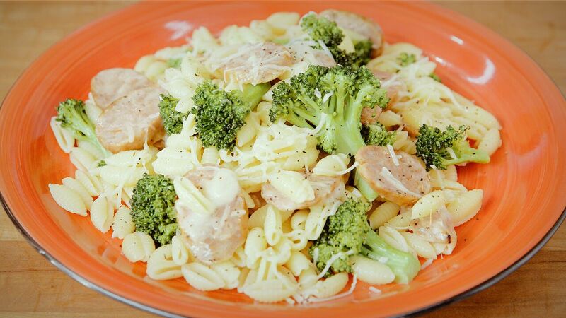 Chicken Sausage And Broccoli Pasta