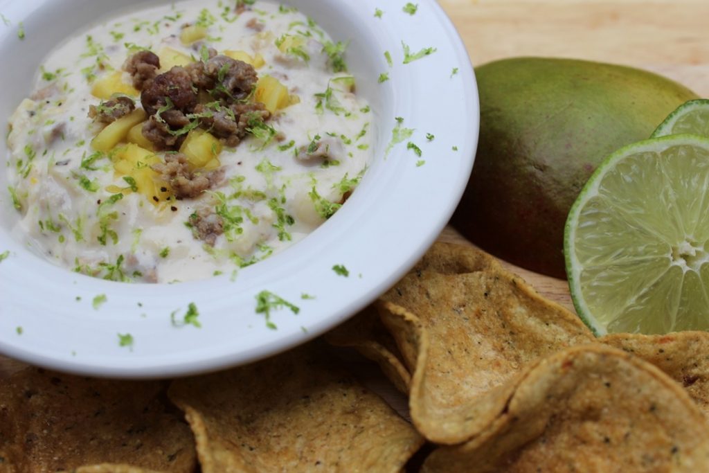 Take Me To The Tropics Sausage Dip