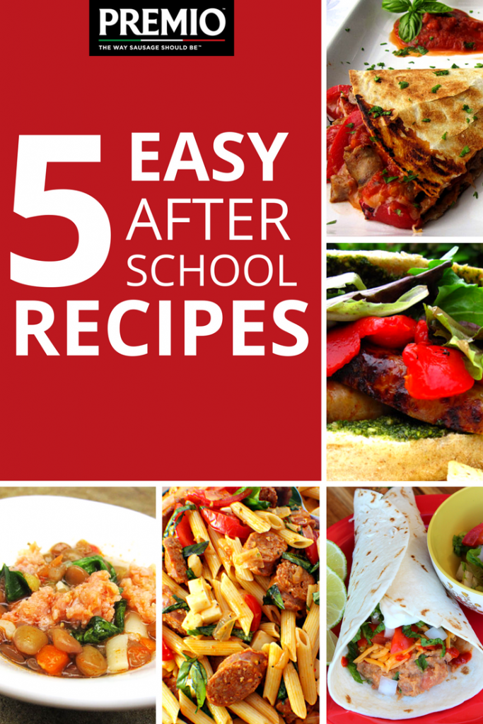 5 easy after school recipes