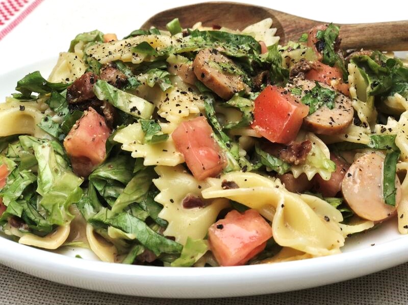 BLT and Sausage Pasta Salad