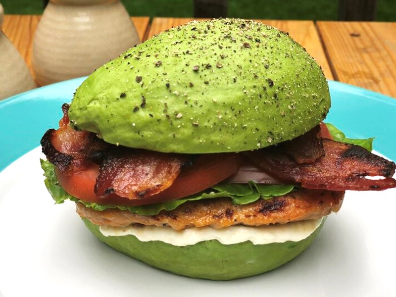 Premio Sausage BLT on Avocado Bun