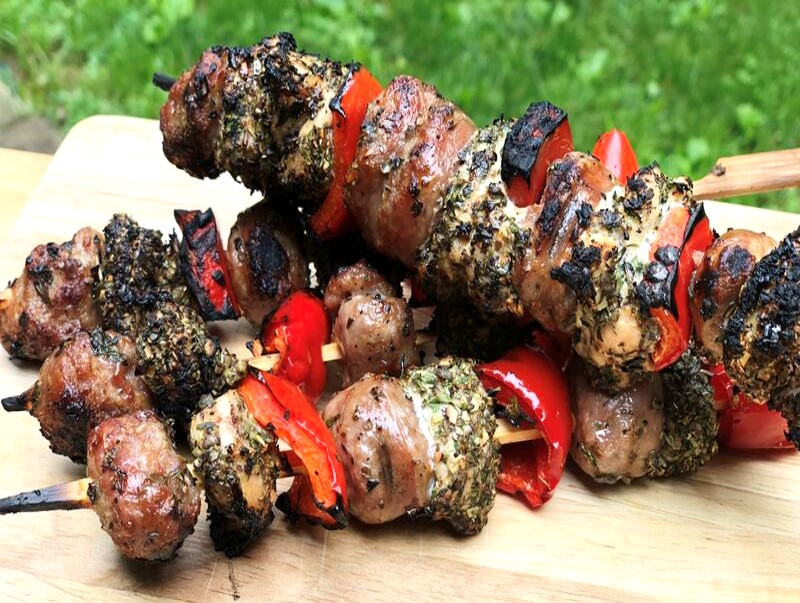 Premio Classic Italian Sausage & Chicken Skewers