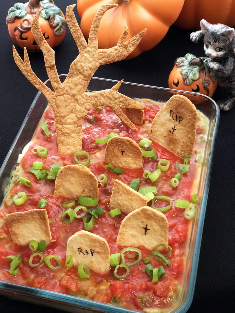 Graveyard Sausage Taco Dip