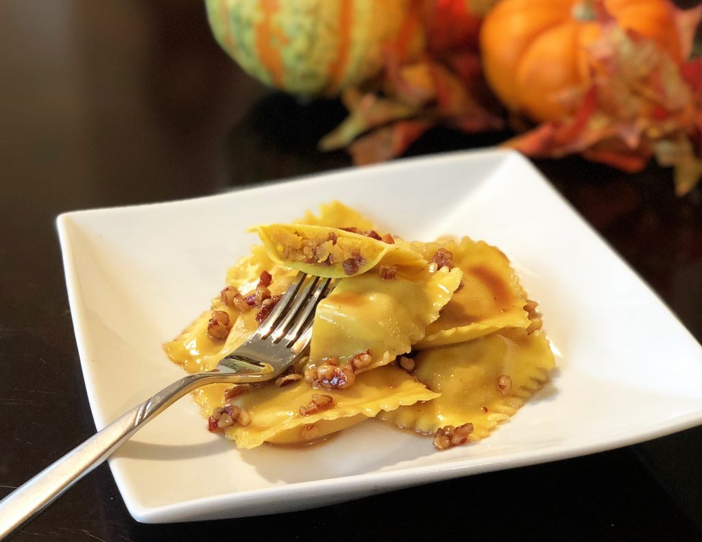 Pumpkin Filled Ravioli