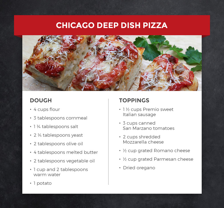 Premio deep dish pizza