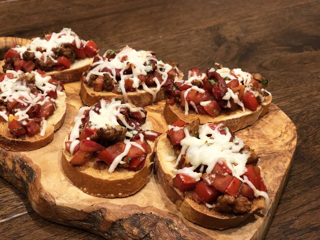 Double Tomato Bruschetta