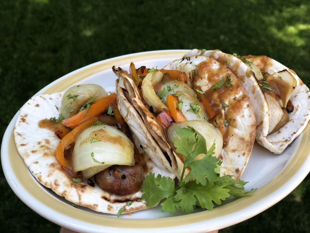 Grilled Kielbasa Tacos