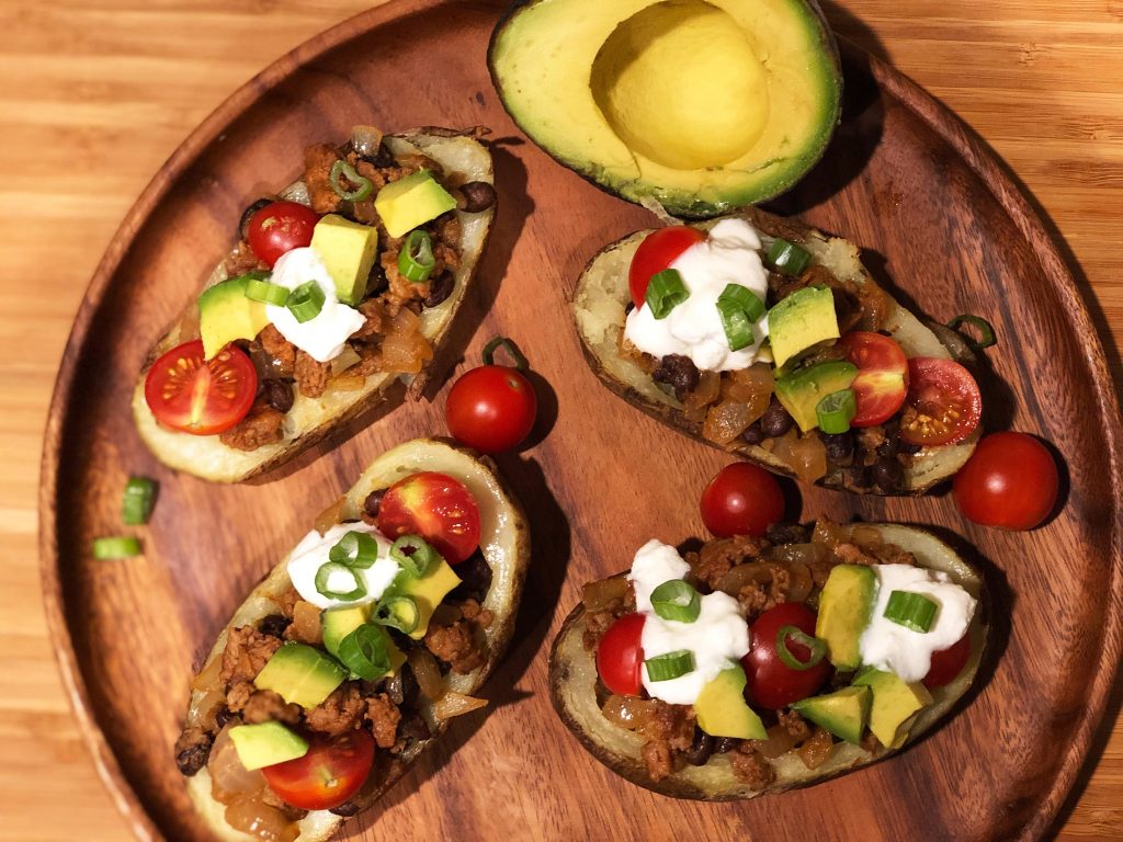 Mexican Loaded Potato Skins