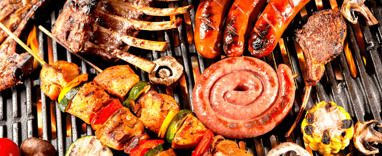 sausage & more on the grill
