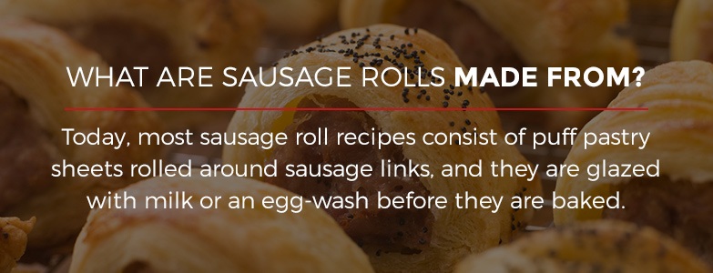 What are sausage rolls made from