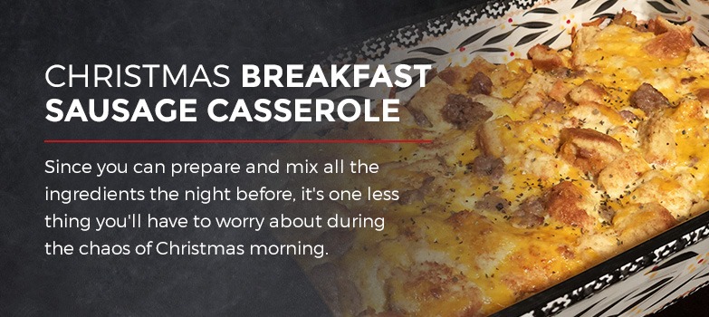 Christmas Breakfast Sausage Casserole