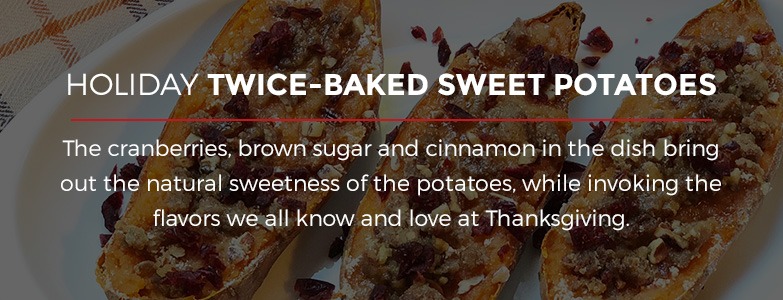 Holiday Twice-Baked Sweet Potatoes