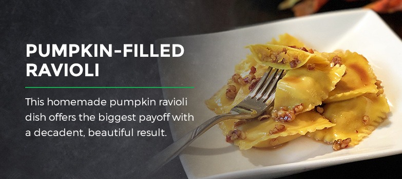 Pumpkin-filled Ravioli