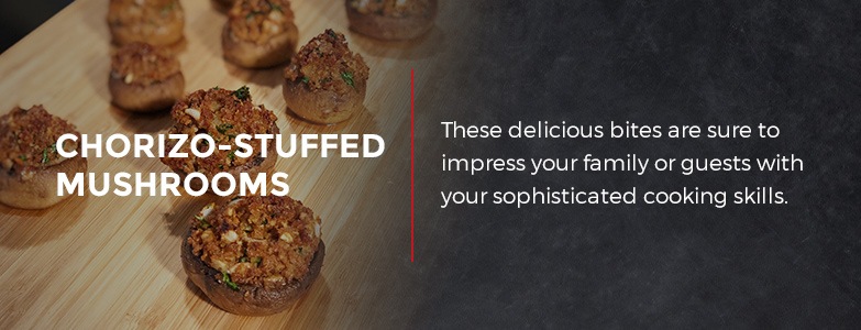 Chorizo-Stuffed Mushrooms