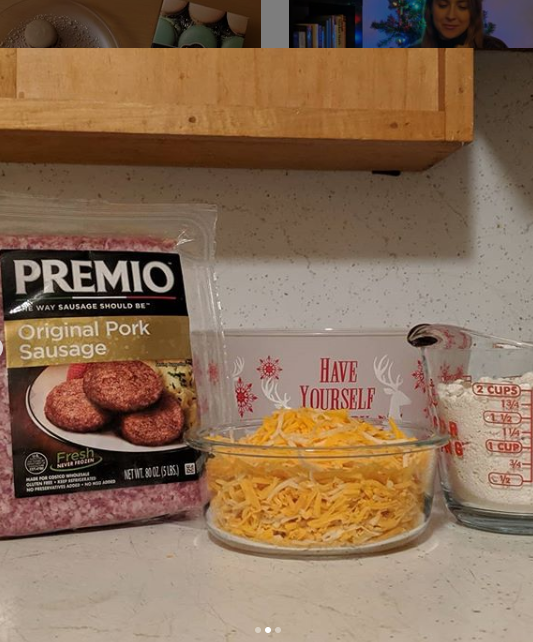 Ingredients for Cheesy Original Pork Sausage Biscuit Bites