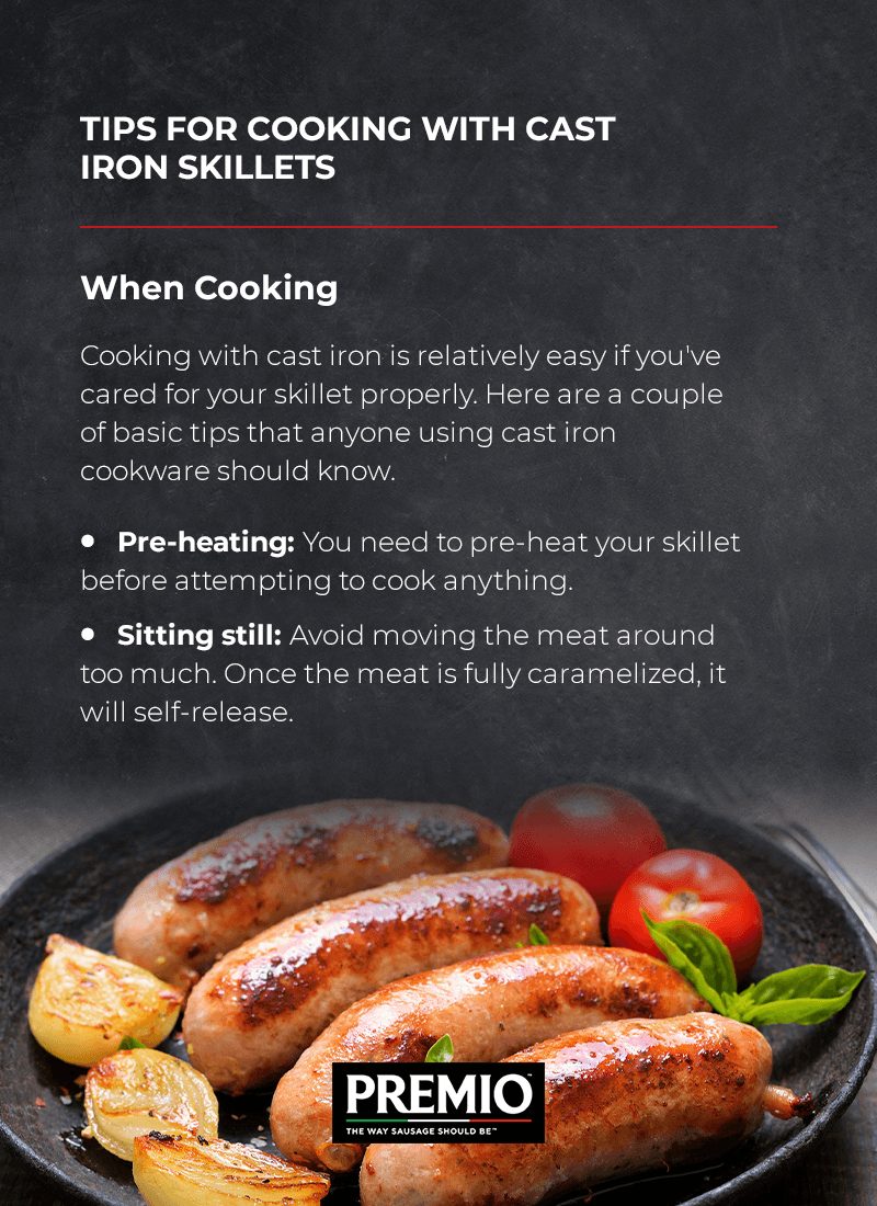 Tips for Cooking with Cast Iron Skillets