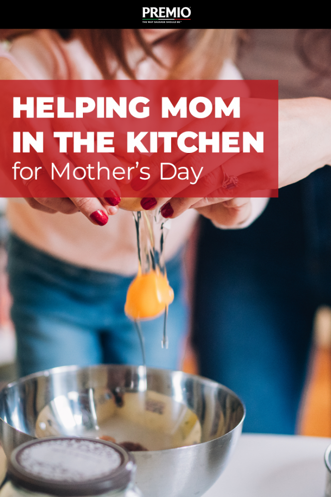 Helping Mom in the Kitchen for Mother's Day