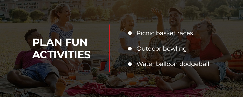 plan fun activities for your picnic