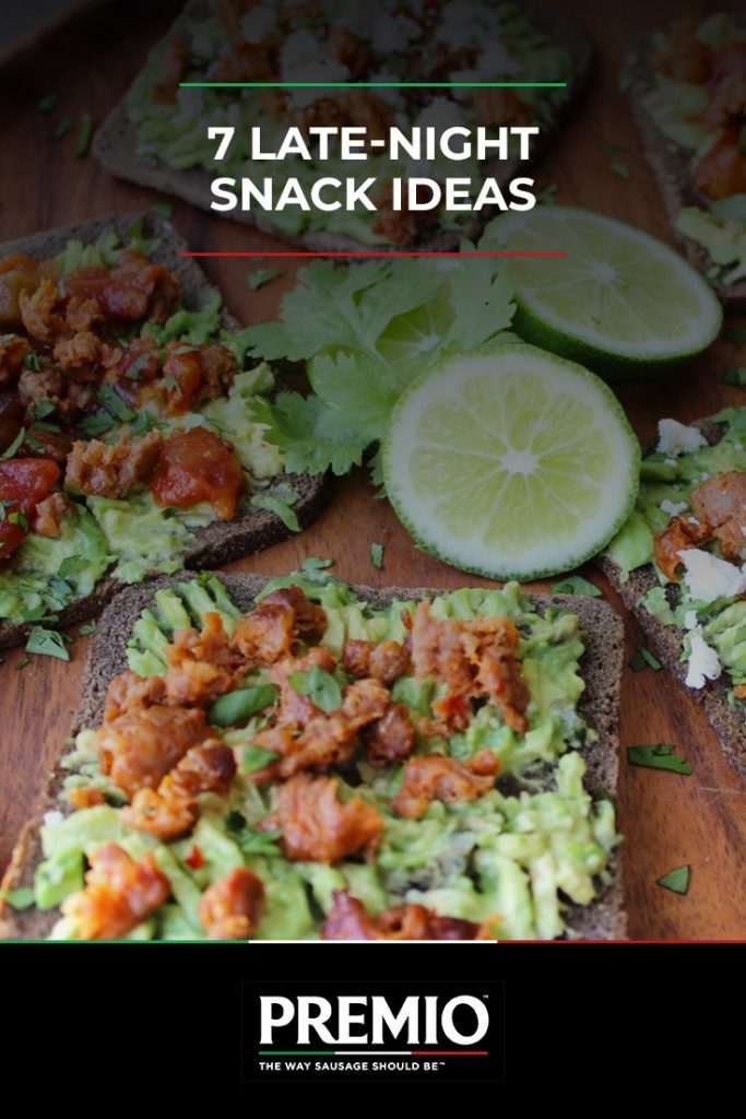 7 late night snack ideas