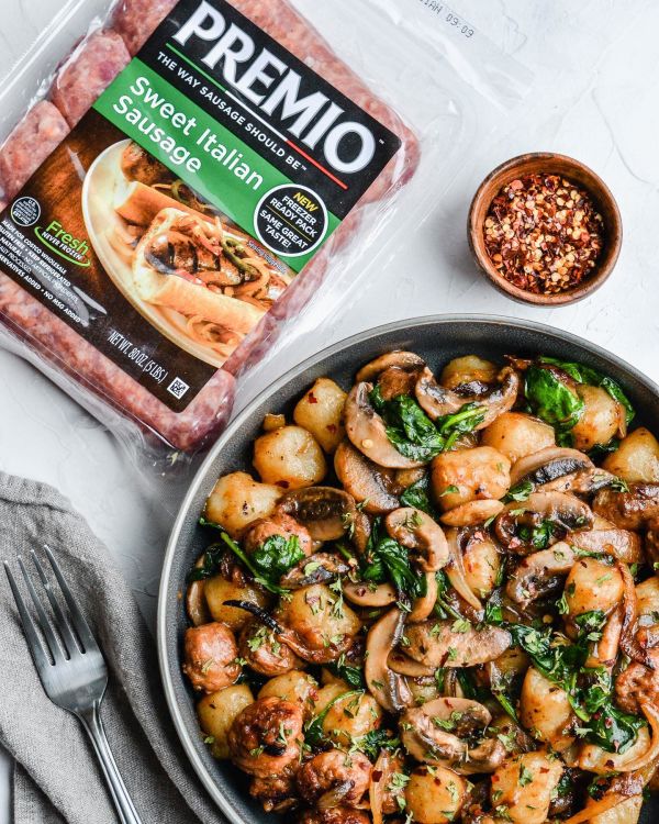 One-Pan Cauliflower Gnocchi With Italian Sausage