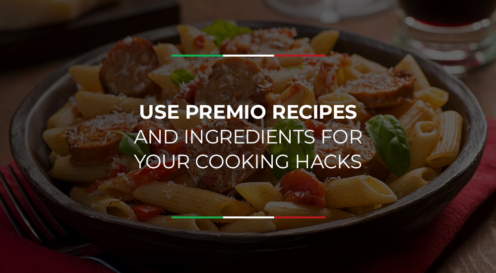 Use Premio Recipes and Ingredients