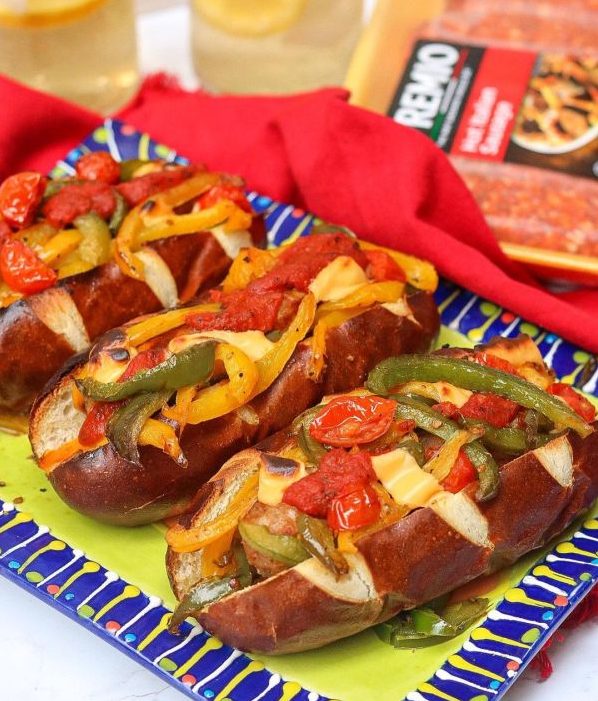 Grilled Italian Sausage and Peppers