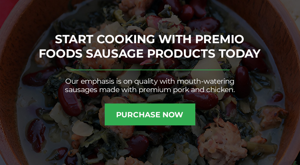 Start cooking with Premio foods sausage products today