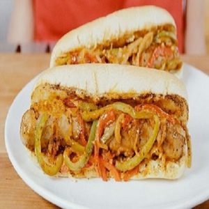 Sausage on a bun