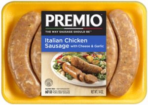 Premio Italian Chicken Sausage with Cheese & Garlic