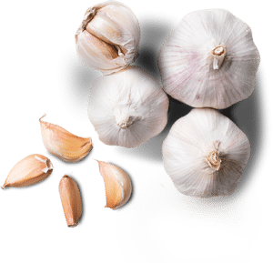 onions and garlic cloves