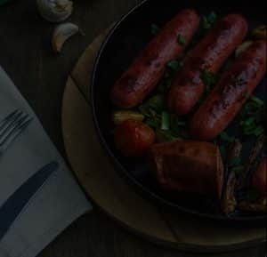 Skillet with Sausage Links